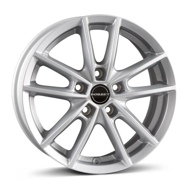 W Crystal Silver 6.5x16 5x114.3 ET45 CB72.6 60° 700 kg 496951
