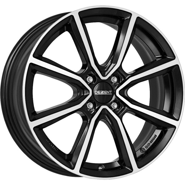 TN dark Black/polished 6.5x16 4x108 ET32 CB65.1 Flat 630 kg TTNZ3BP32E