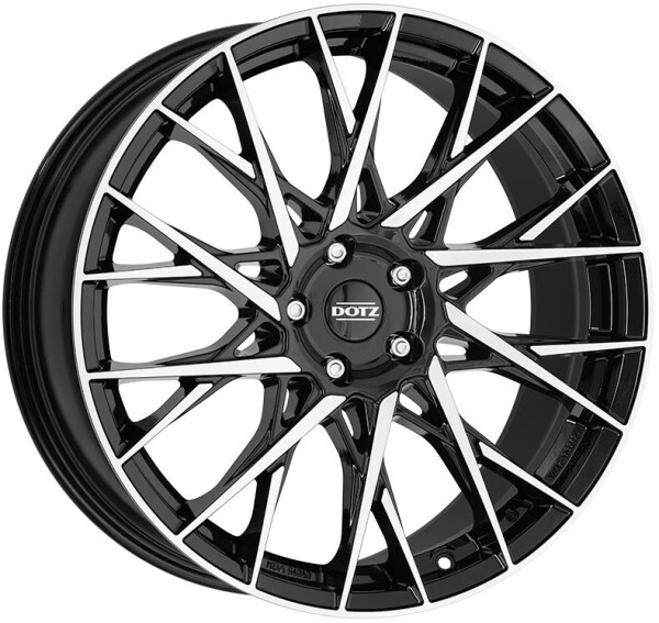 Fuji dark Black/polished 7.5x18 4x100 ET45 CB60.1 60° 670 kg OFUF2BP45