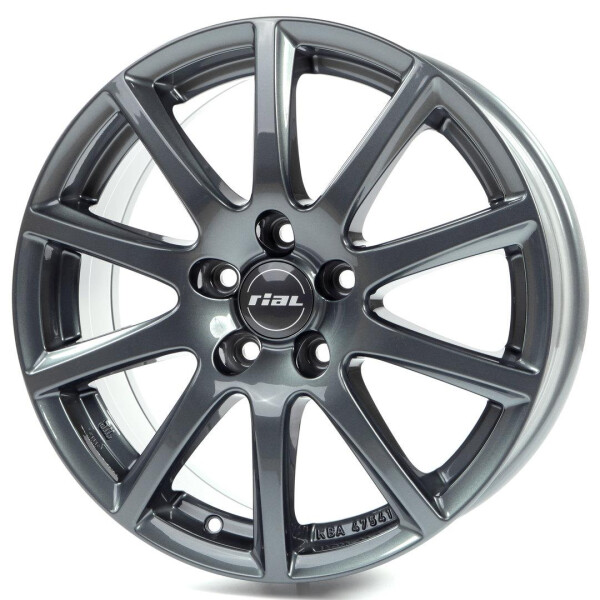 Milano titanium 6.5x16 5x114.3 ET38 CB70.1 60° 720 kg MI65638B82-5
