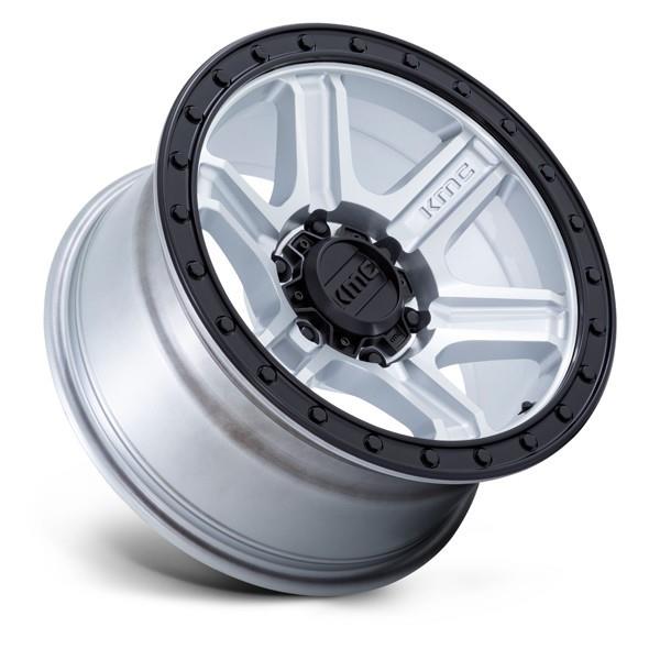 KM551 Outrun Machined With Gloss Black Lip 9x18 6x139.7 ET18 CB106,1 60° 1133 kg KM551DB18906818