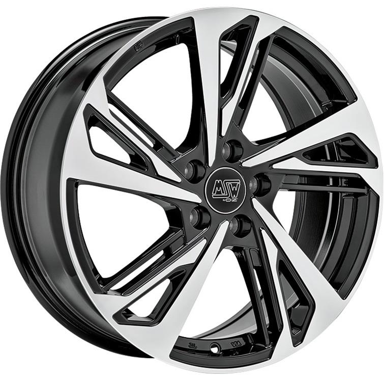 60 Gloss Black Full Polished 7,5x17 5x112 ET46 CB57,1 R13 725 kg W19436008E56