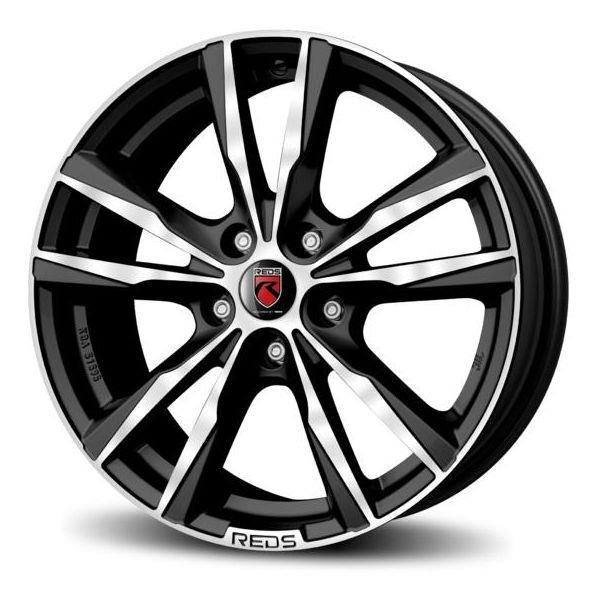 K2 HD Matt Black polished 7,5x17 5x108 ET45 CB72,3 60° 700 kg WKHE75745508