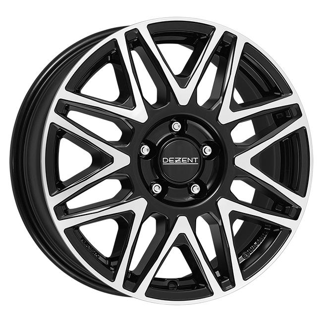 KH dark Black/polished 6,5x16 5x130 ET66 CB89,1 60° 1400 kg TKHZLBP66E