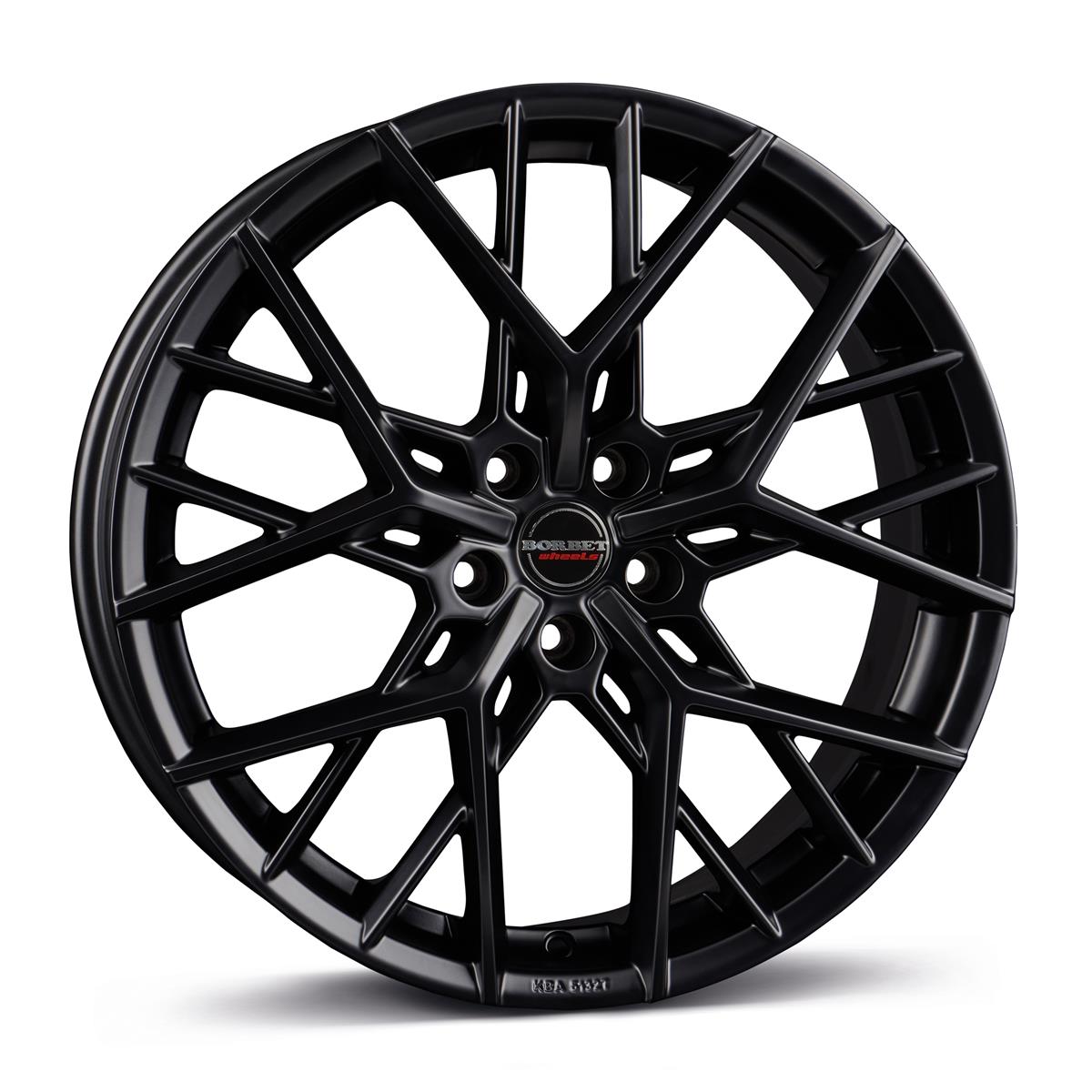 BY Black matt 8x18 5x108 ET45 CB72,6 60° 740 kg 497648