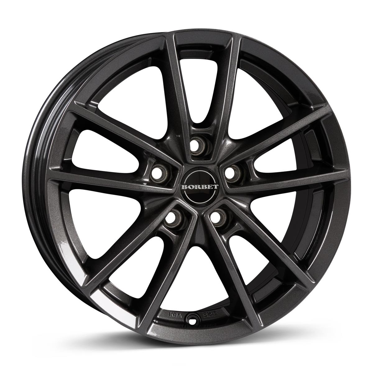 W mistral anthracite glossy 6,5x16 5x108 ET47 CB63,3 60° 700 kg 498701