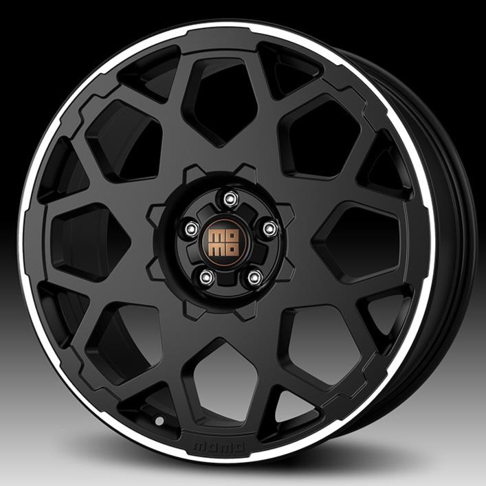 HEAVY DUTY Matt Black Polished 8,5x20 5x120 ET40 CB72,6 60° 1035 kg WHDE85040272E