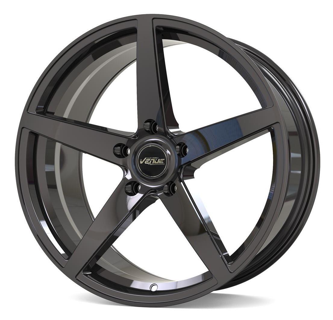 Evo5 Gloss Black 10,5x20 5x112 ET35 CB66.6 60° 900 kg VEVO20105511235666GB