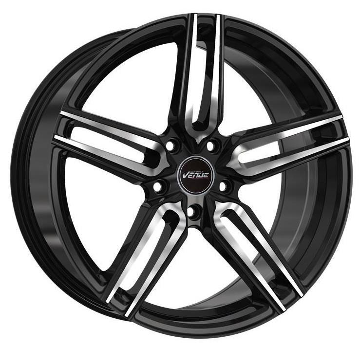 Meta Black Polished 9x18 5x112 ET42 CB66.6 60° 690 kg VMT1890511242666BLP