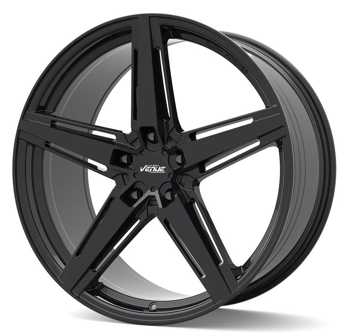 Nord5 Gloss Black 9x20 5x112 ET25 CB66.6 60° 800 kg VN5920511225666GBL