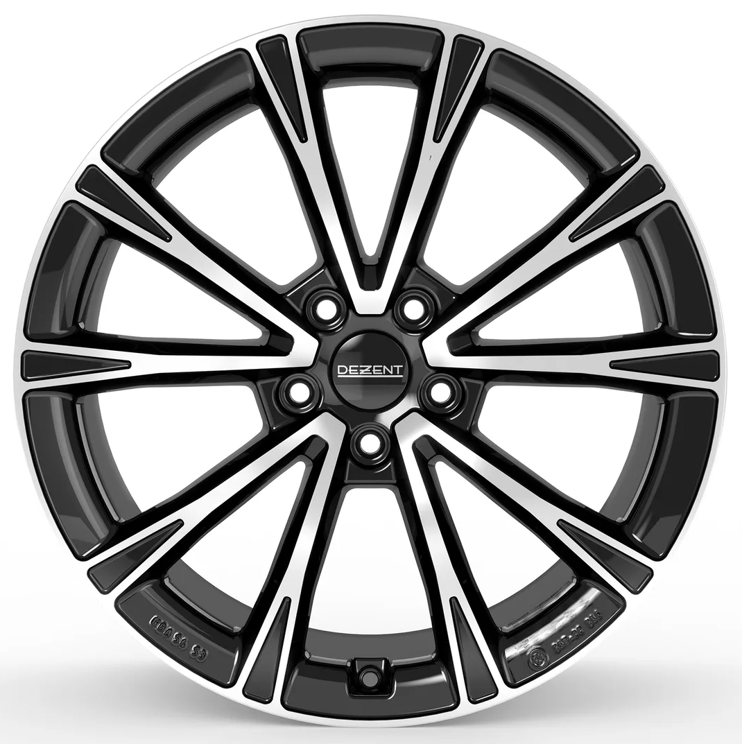 AR dark Black/polished 7x18 5x114.3 ET45 CB67,1 60° 750 kg TAR10BP45E