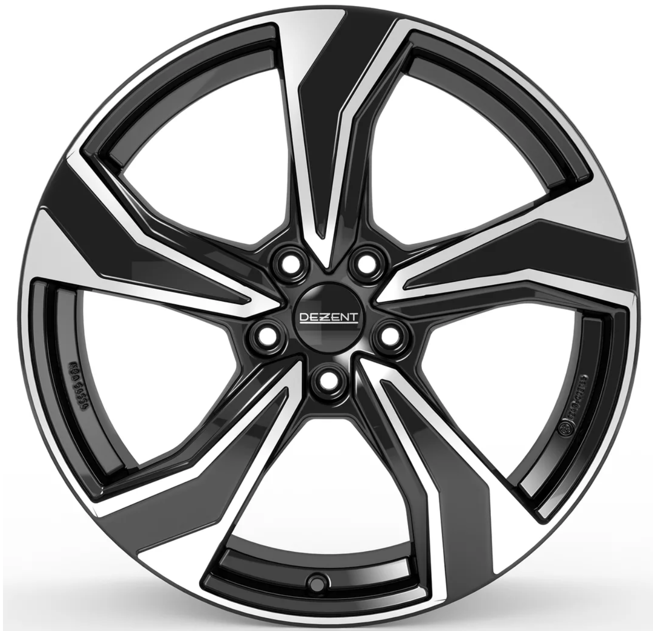 KB dark Black/polished 6x16 5x100 ET50 CB54,1 Flat 625 kg TKBO6BP50E