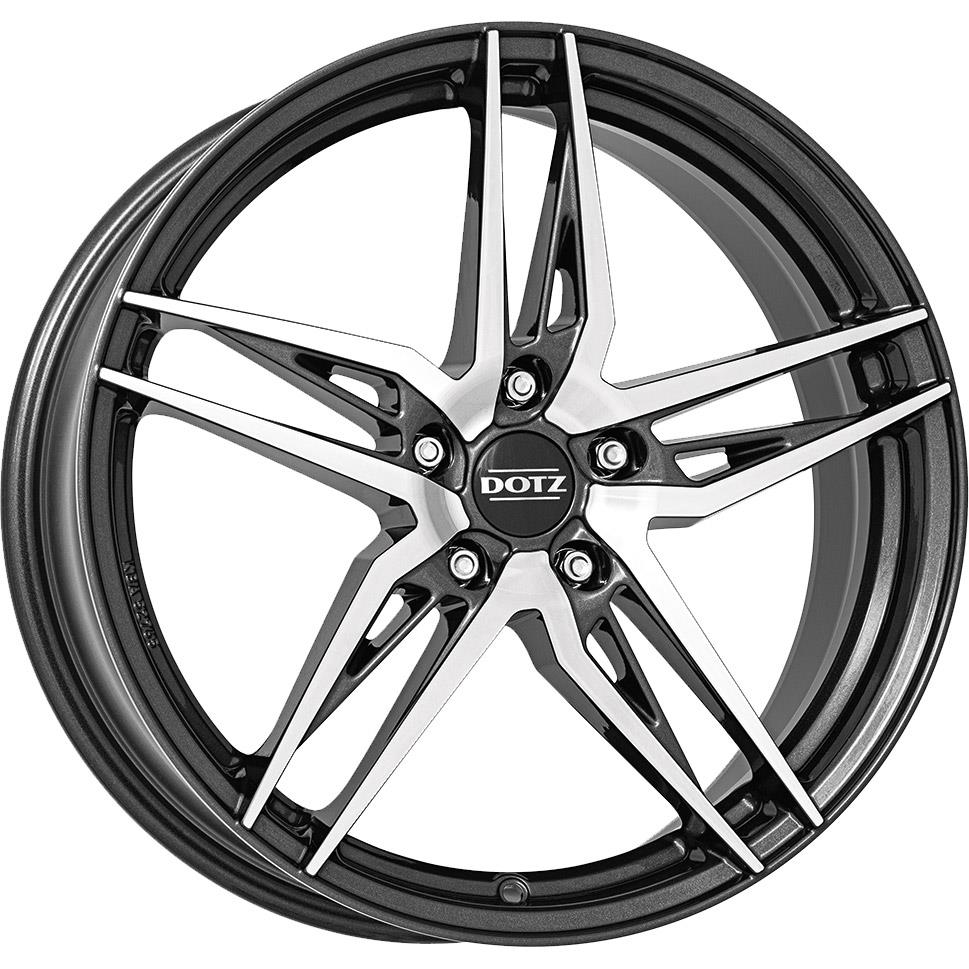 Interlagos dark Gunmetal/polished 7,5x18 5x100 ET51 CB57,1 R13 615 kg OINF6FP51E