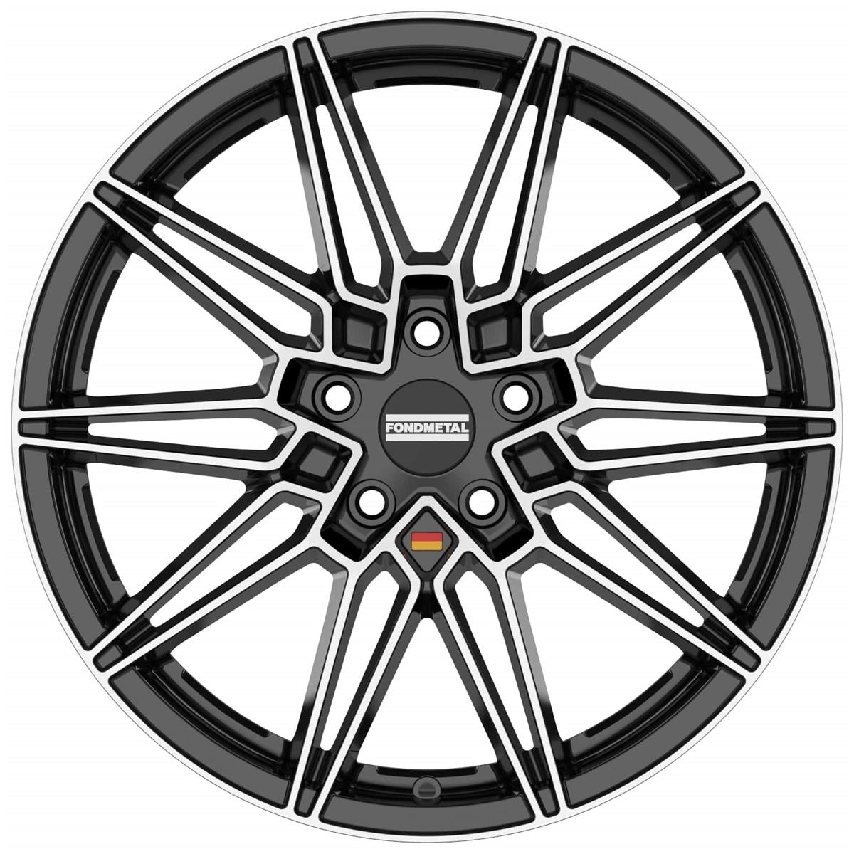 Thoe Glossy Black Machined 8x19 5x120 ET29 CB72,6 60° 775 kg RF18202