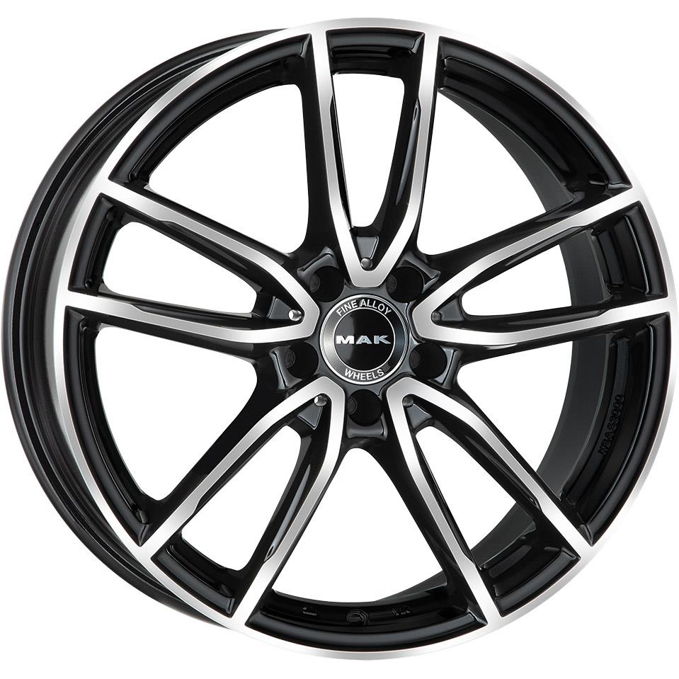 Evo-D Black Mirror 9,5x20 5x112 ET57 CB66,6 (Long Bolt) R14 1020 kg F9520EPBM57WS7Y