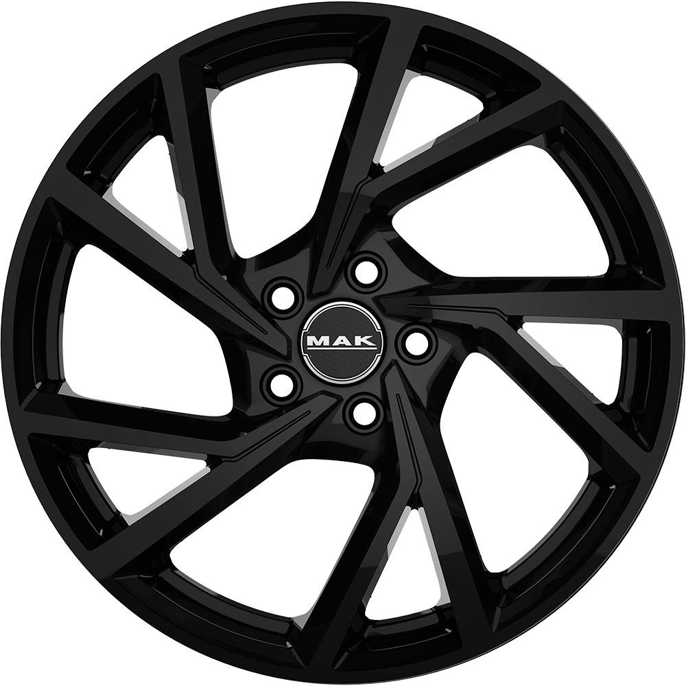 Kassel Gloss Black 7,5x18 5x112 ET42 CB57,1 R13 800 kg F7580KAGB42VW2X