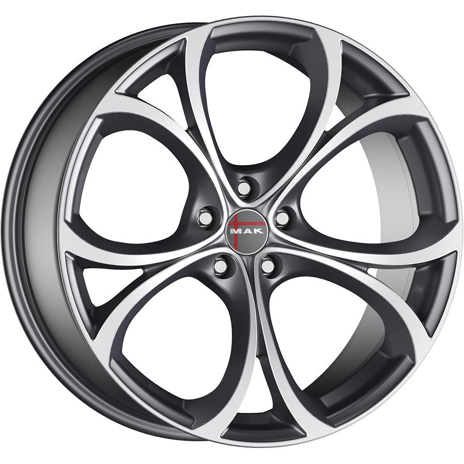 Lario Gun Met-Mirror Face 7,5x17 5x110 ET39 CB65,1 60° 700 kg F7570LAQM39LGX