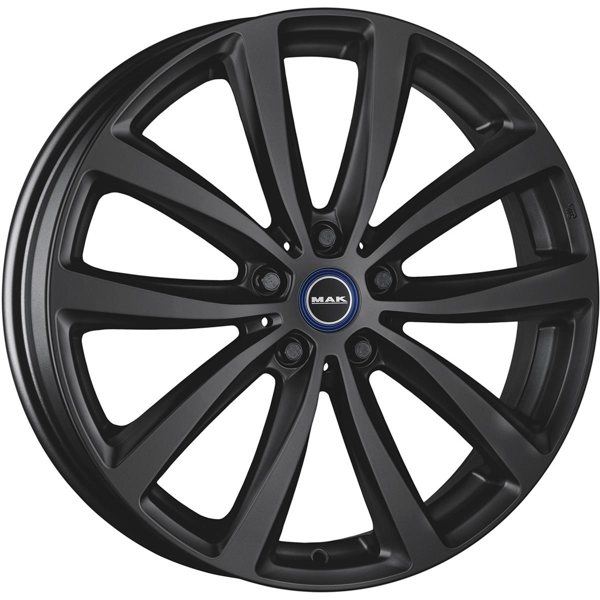 Watt Matt Black 5x19 5x112 ET43 CB66.6 60° 500 kg F5090WTMB43WS3X