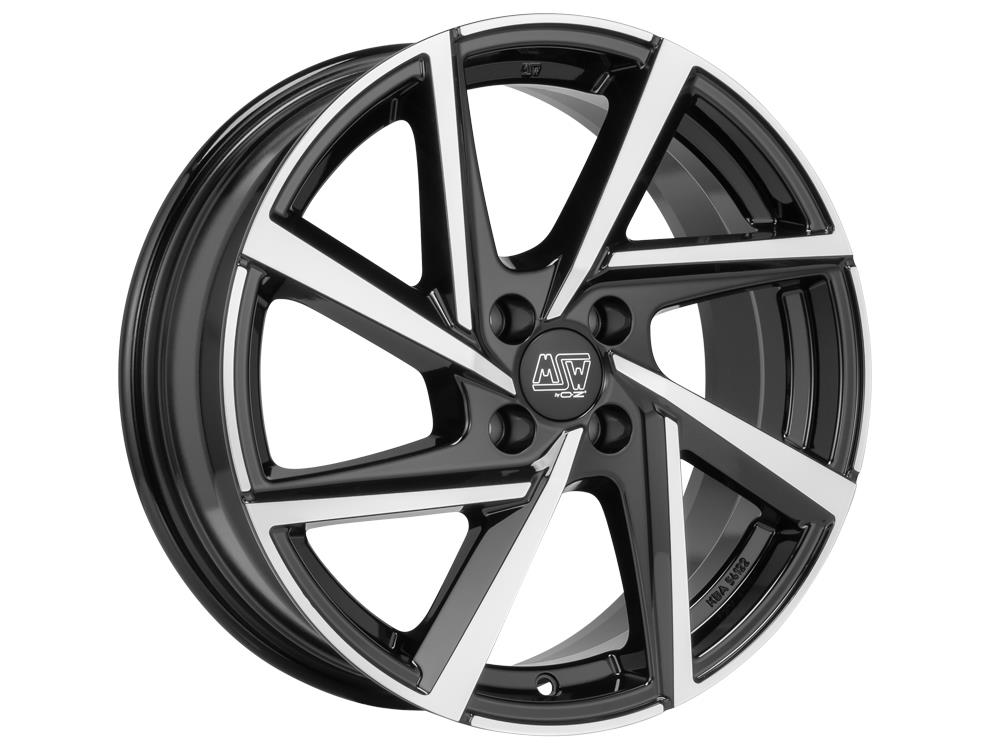 80-4 Gloss Black Full Polished 7x17 4x108 ET20 CB65,1 60° 600 kg W19382001T56