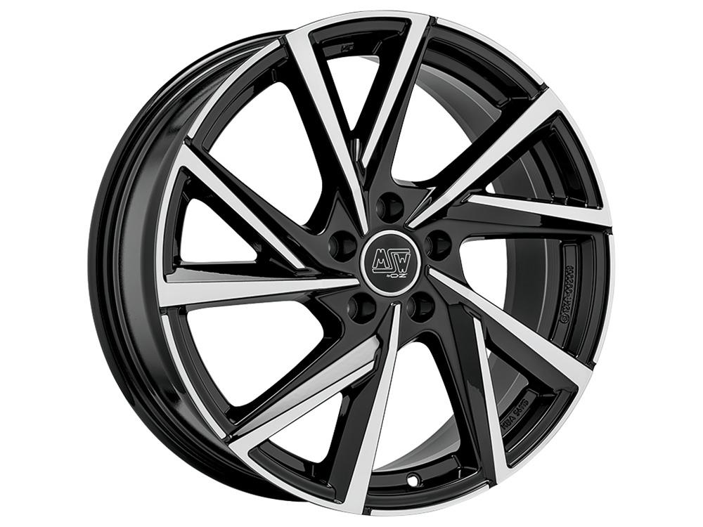 80-5 Gloss Black Full Polished 7x17 5x112 ET46 CB57,1 R13 690 kg W19383008T56