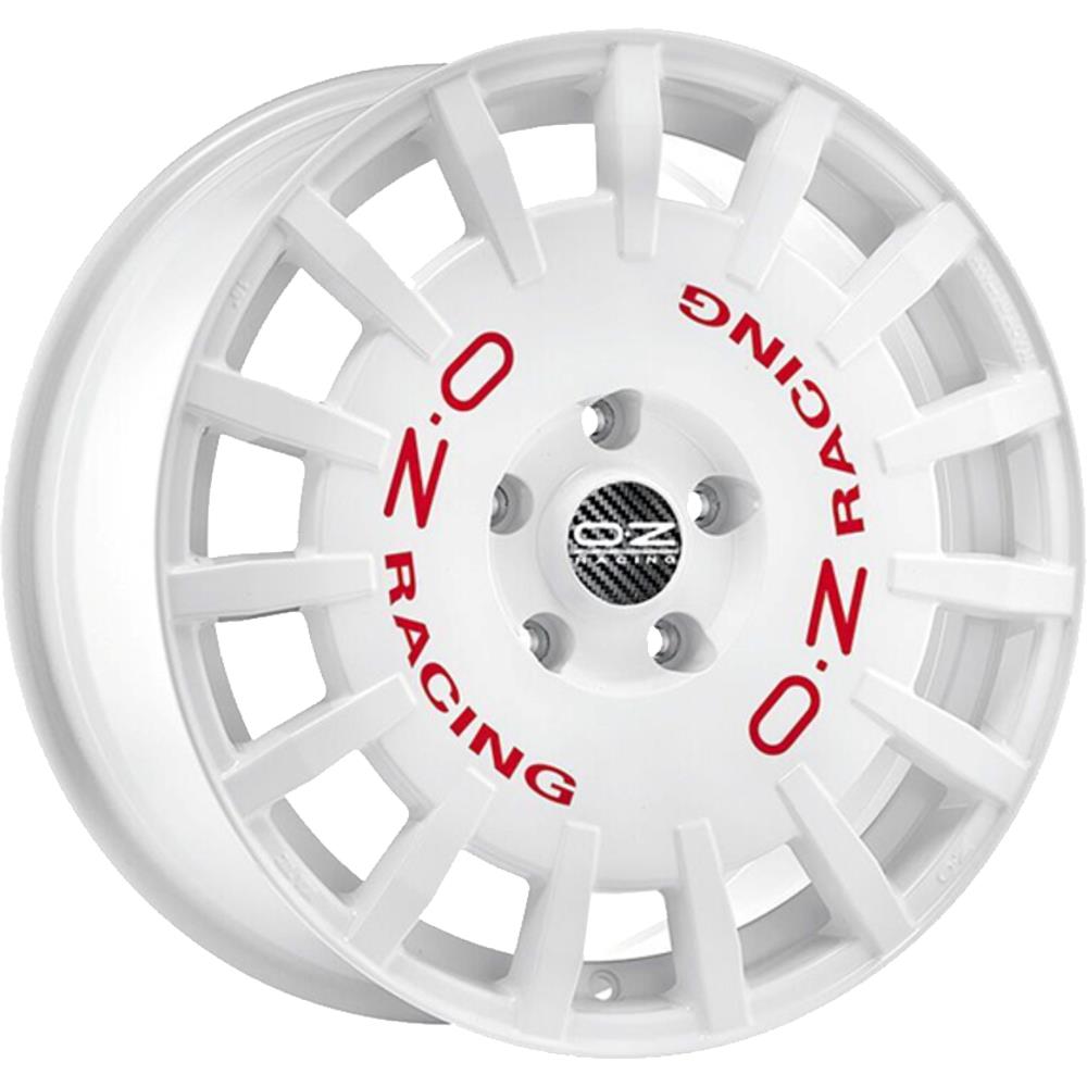 Rally Racing Race White Red Lettering 8x17 5x112 ET35 CB75,0 R12 700 kg W01A3320433
