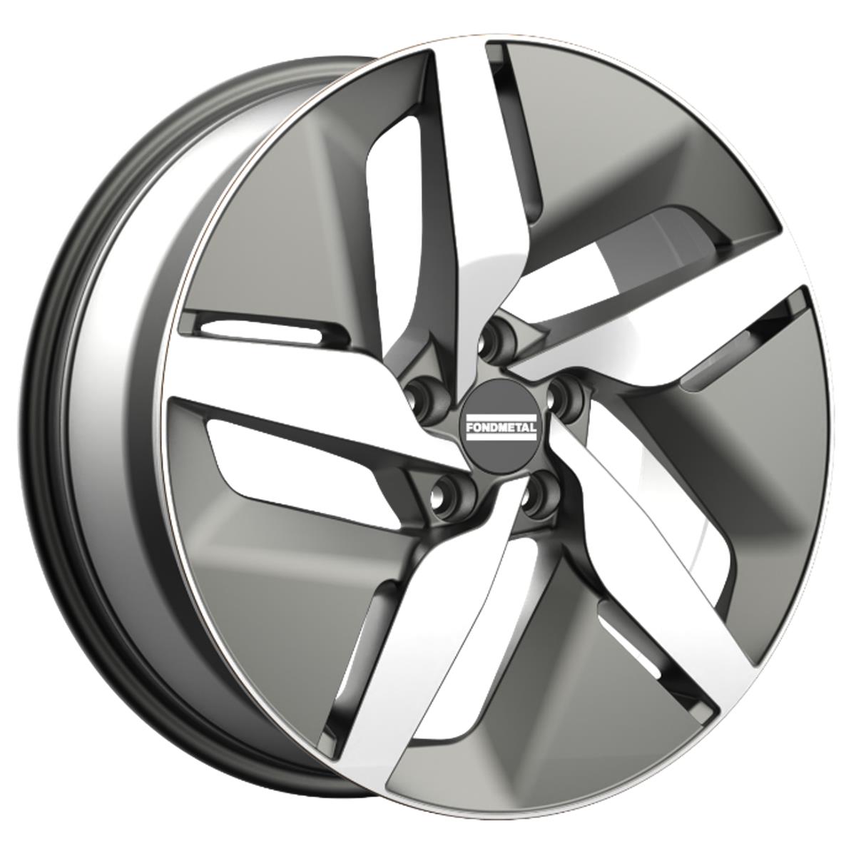 e-Joule Glossy Titanium Machined 9x20 5x112 ET28 CB66,6 60° 1000 kg RF18859