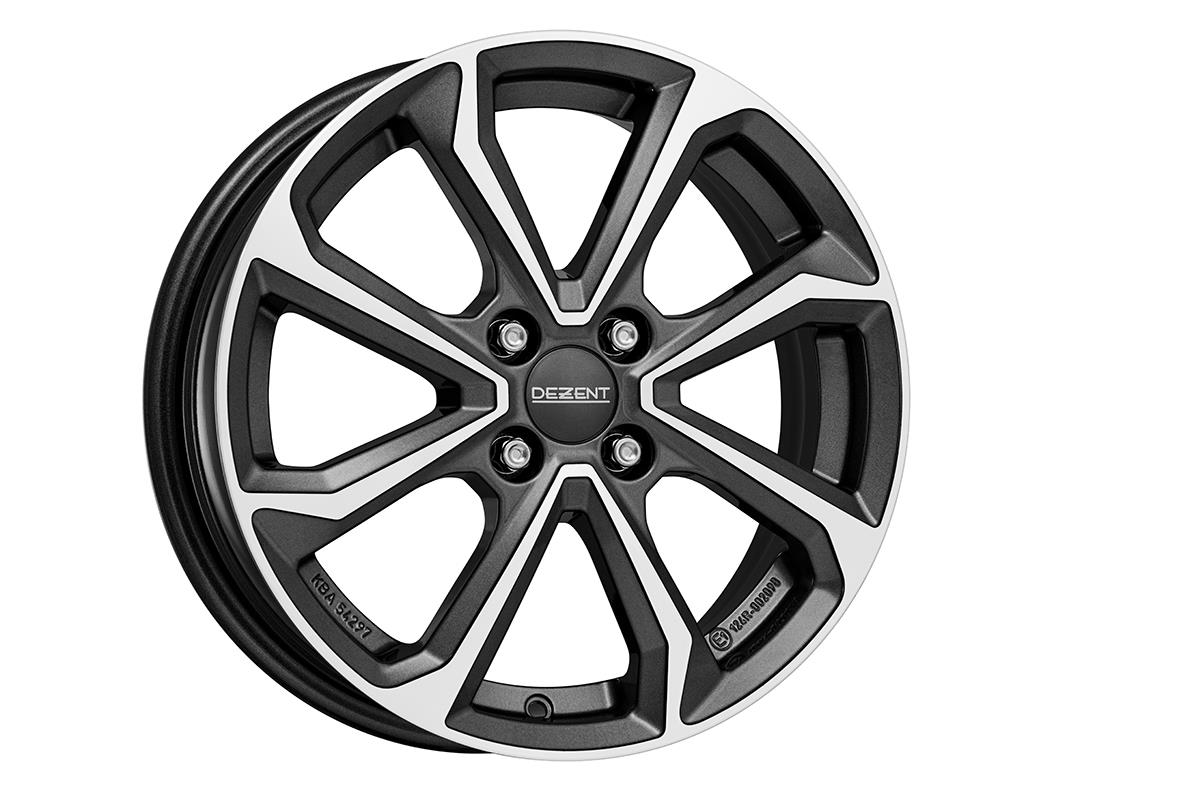 KT dark Gunmetal/polished 6x16 4x100 ET50 CB54,1 60° 475 kg TKTO2FP50E