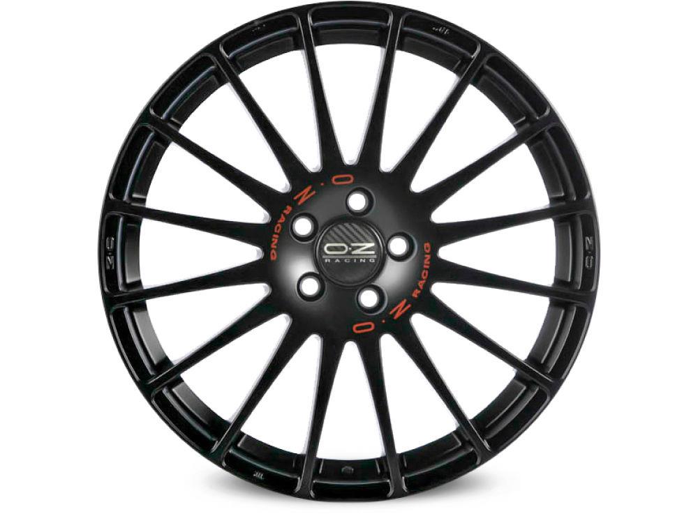 Superturismo GT Matt Black Red Lettering 7x17 5x114.3 ET45 CB64,1 R12 650 kg W01672003D3