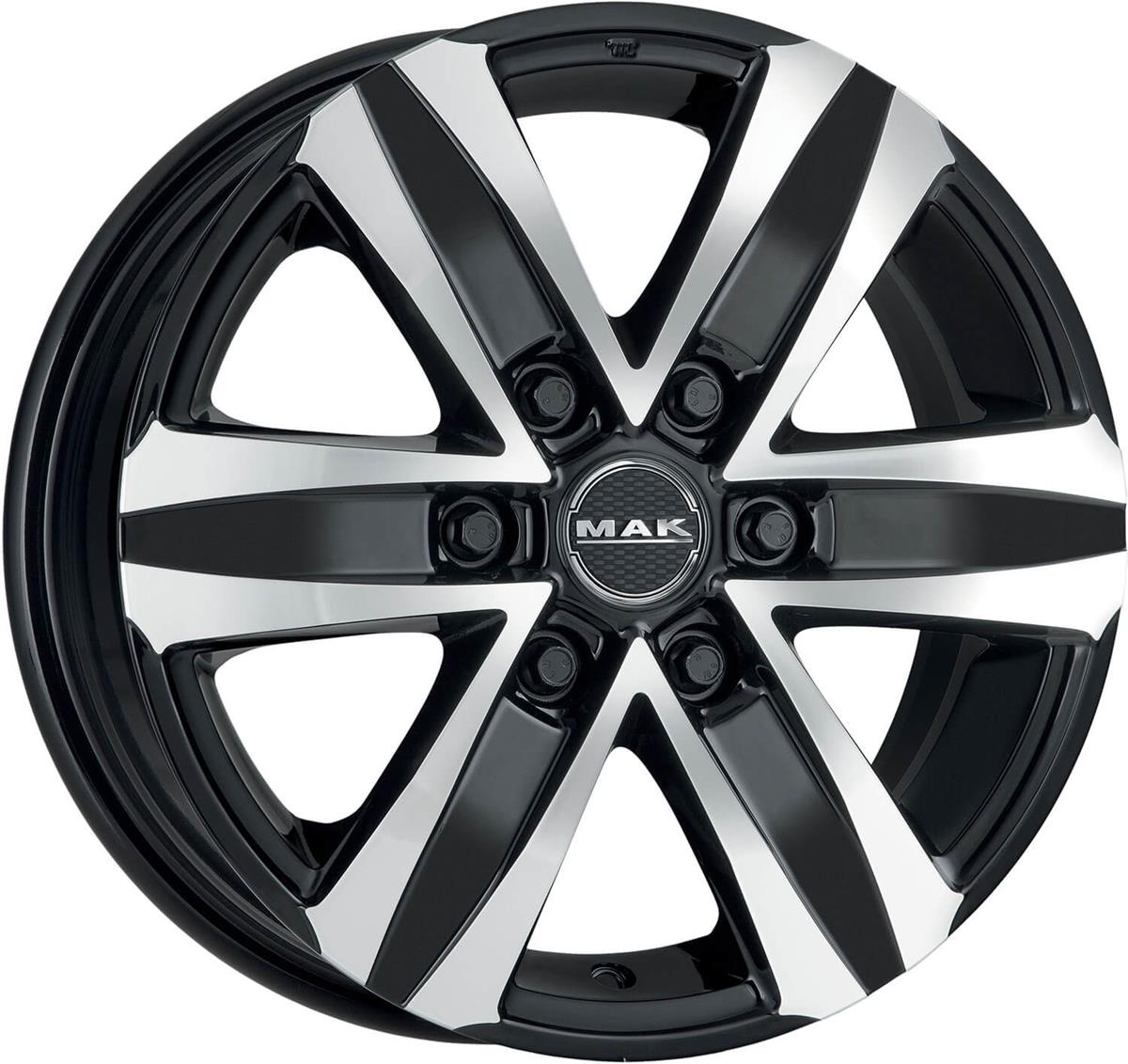 Stone 6 Black Mirror 8,5x20 6x139.7 ET20 CB106.1 Flat 1215 kg F85206TBM20VH2X