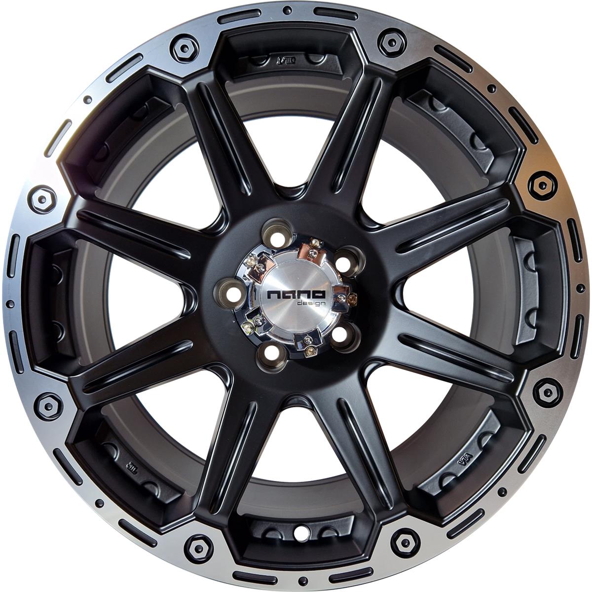 BK717 Matt Black polished 8,5x18 5x120 ET20 CB65.1 60° 765 kg BK717BP-520-885-20