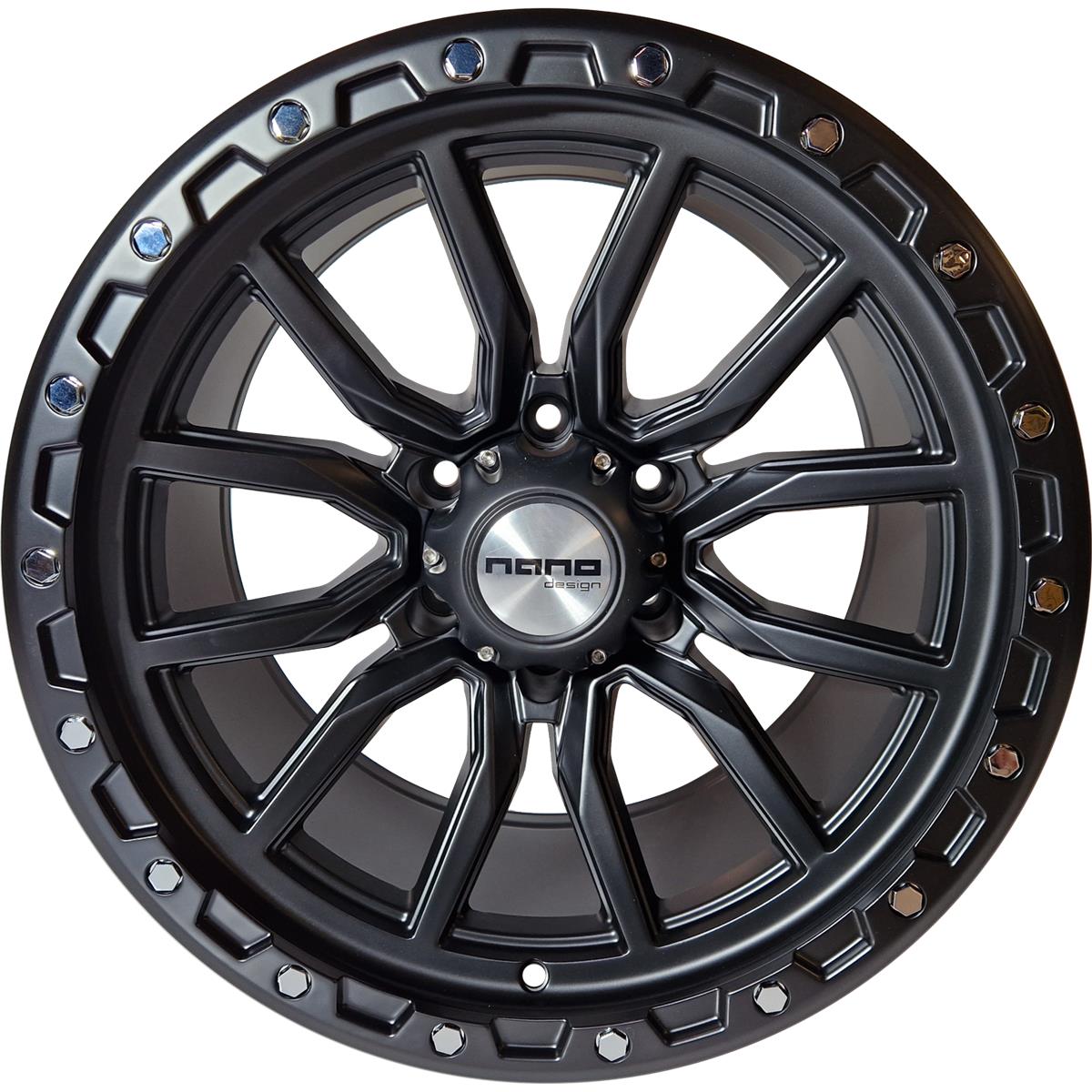 Y0156 Full Matt Black 10x18 6x139.7 ET-18 CB110.1 60° 955 kg BKY0156MB-639-810-18