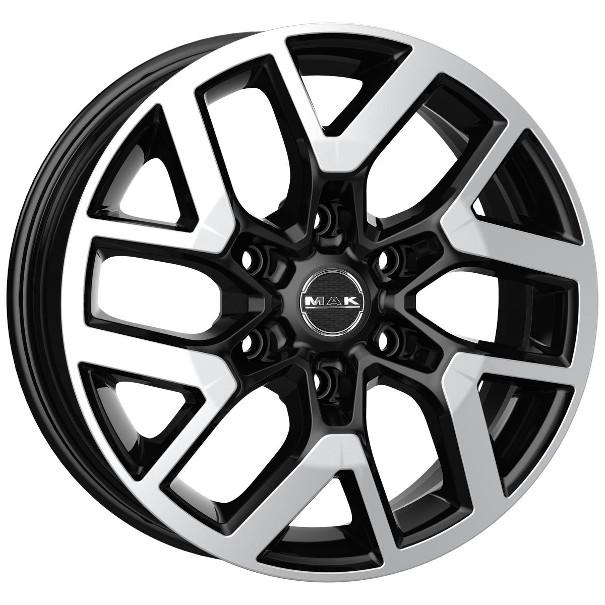 Gravel Black Mirror 6,5x16 6x125 ET50 CB74,1 60° 1200 kg F6560GRBM50QZ