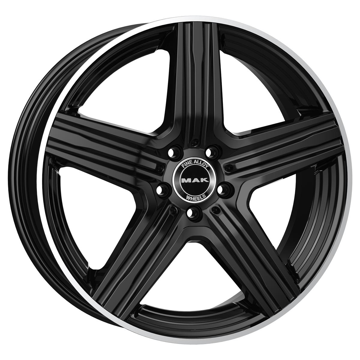 Lewis-D Gloss Black Mirror Ring 11x21 5x112 ET49 CB66,6 (Long Bolt) R14 1050 kg F1121EDGL49WS4Y