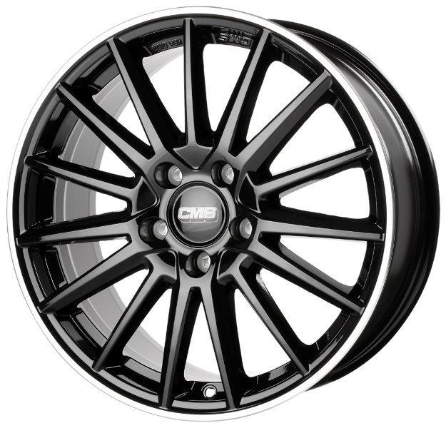 C23 Diamond Rim Black Gloss 8x18 5x108 ET48 CB63,4 60° 725 kg C23 808 48 56 DRB