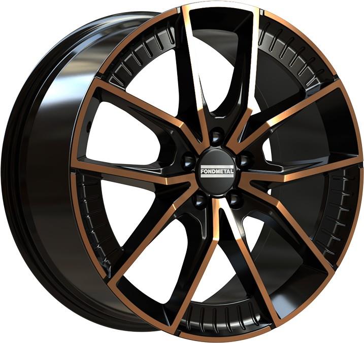 Elatha Black Clearcoat Matt Bronze Machined 8,5x19 5x112 ET45 CB66,6 R13 850 kg RF19212