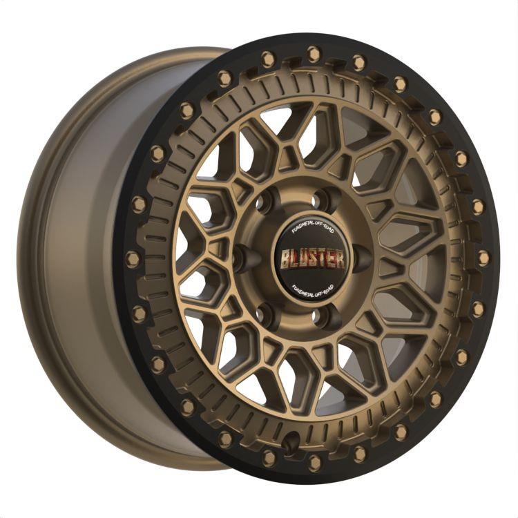 Bluster Matt Braun Black Lip 8x18 6x139.7 ET20 CB106,1 Flat 1250 kg RF19413