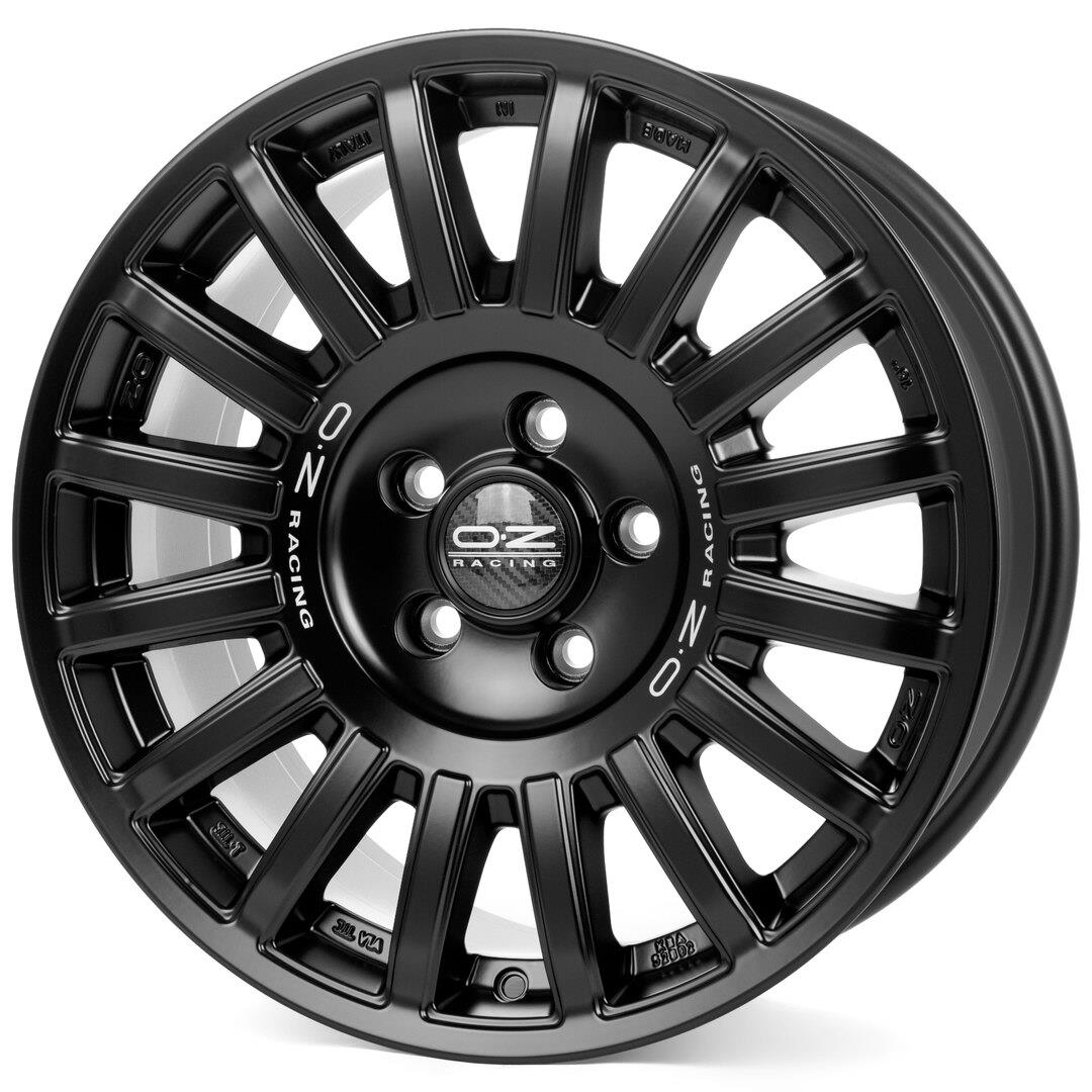 Rally Raid Matt Black Silver Lettering 8,5x18 5x130 ET48 CB71.6 R14 950 kg W01C01157R9