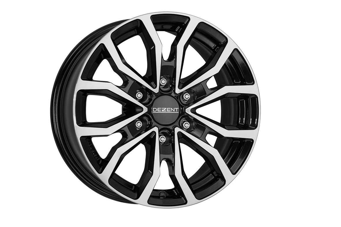 KC dark Black/polished 6,5x17 6x130 ET54 CB84,1 R14 1400 kg TKC9ZBP54E