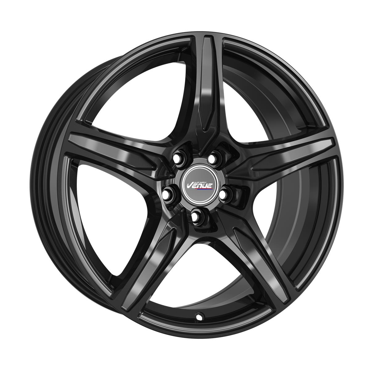 VL5 Gloss Black 8x18 5x114.3 ET40 CB67.1 60° 720 kg VVL51880511440671GBL