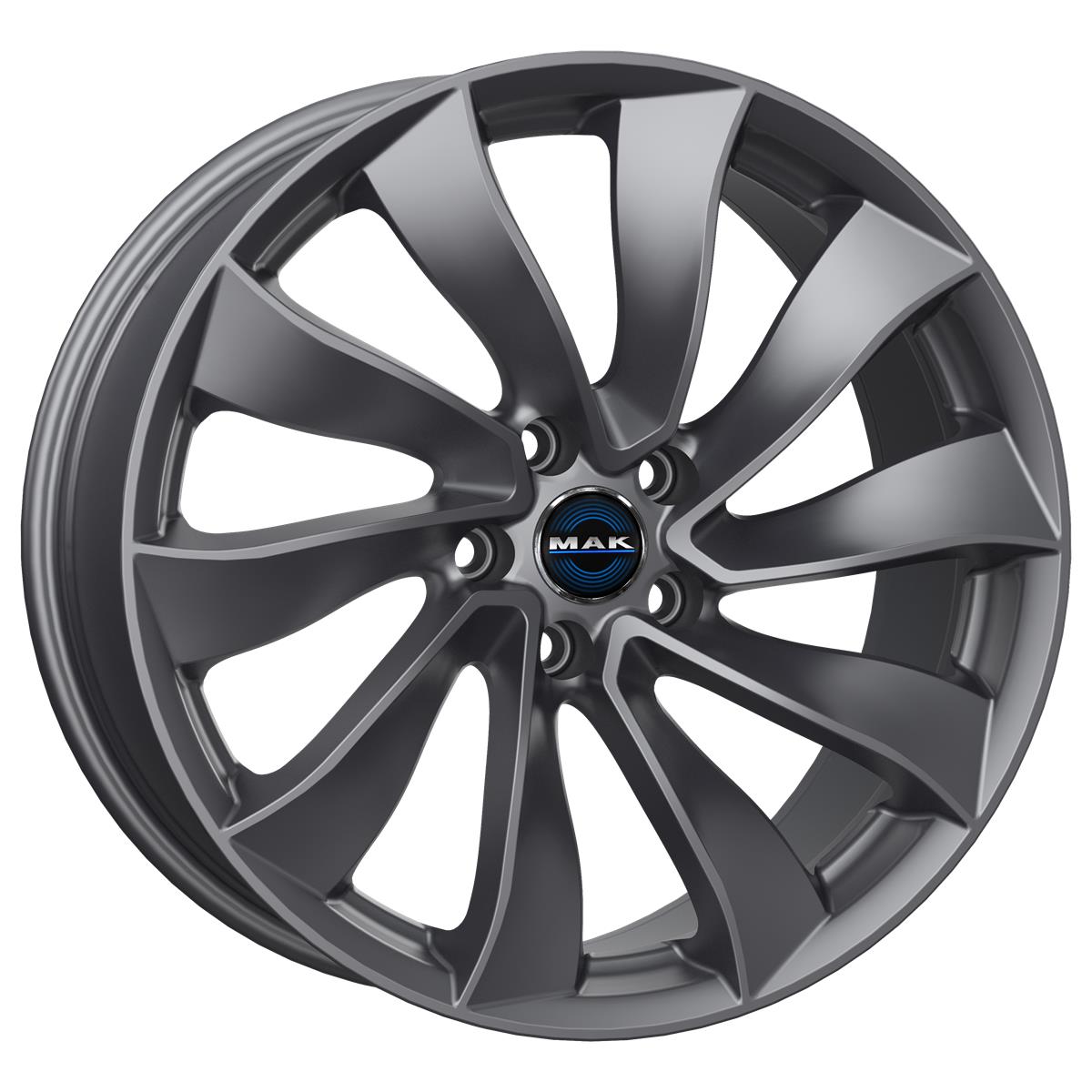 Solar Gloss Gun Metallic 9,5x19 5x114.3 ET45 CB64,1 60° 750 kg F9590SXGM45FR3