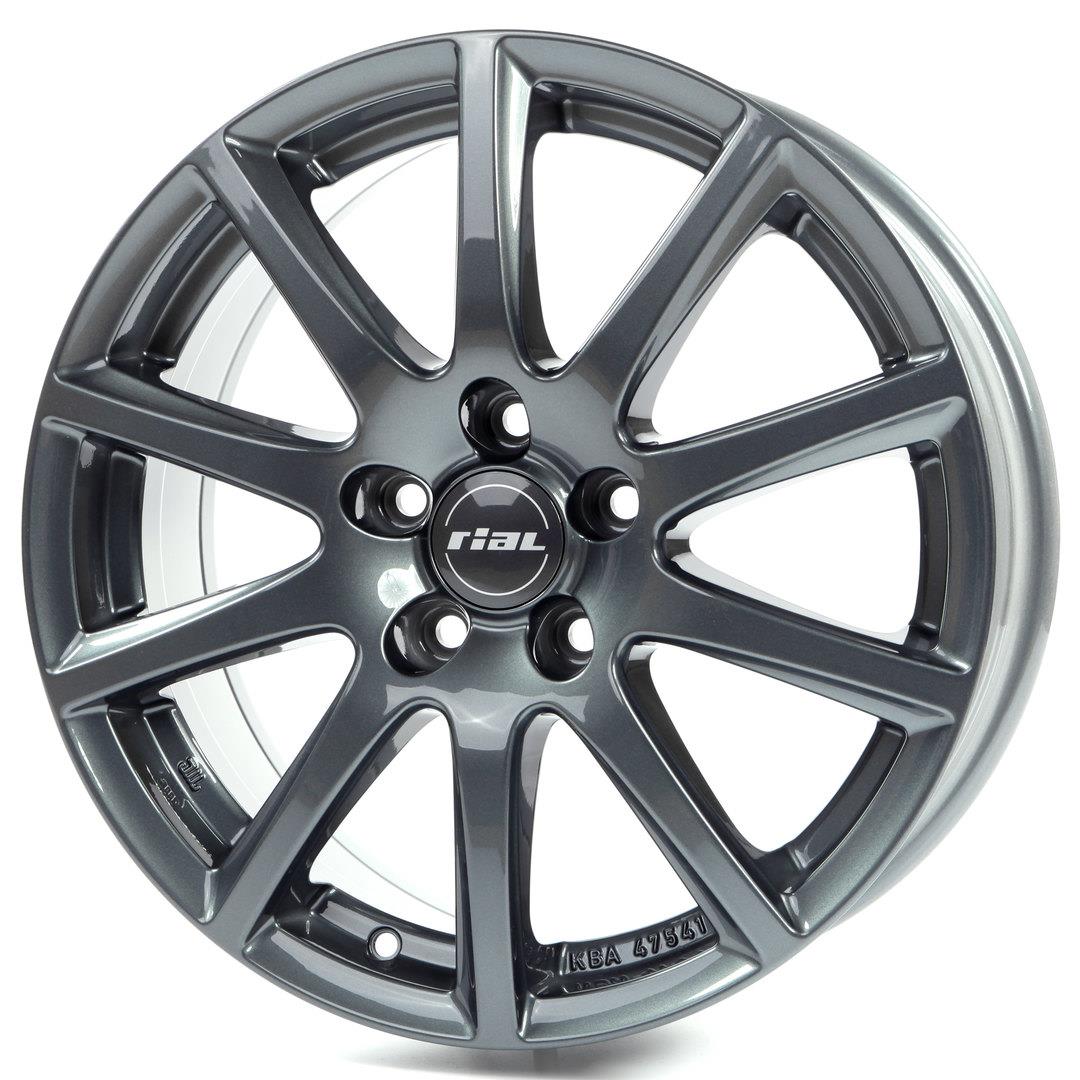 Milano titanium 6,5x15 4x100 ET38 CB63,3 60° 610 kg MI65538A22-5