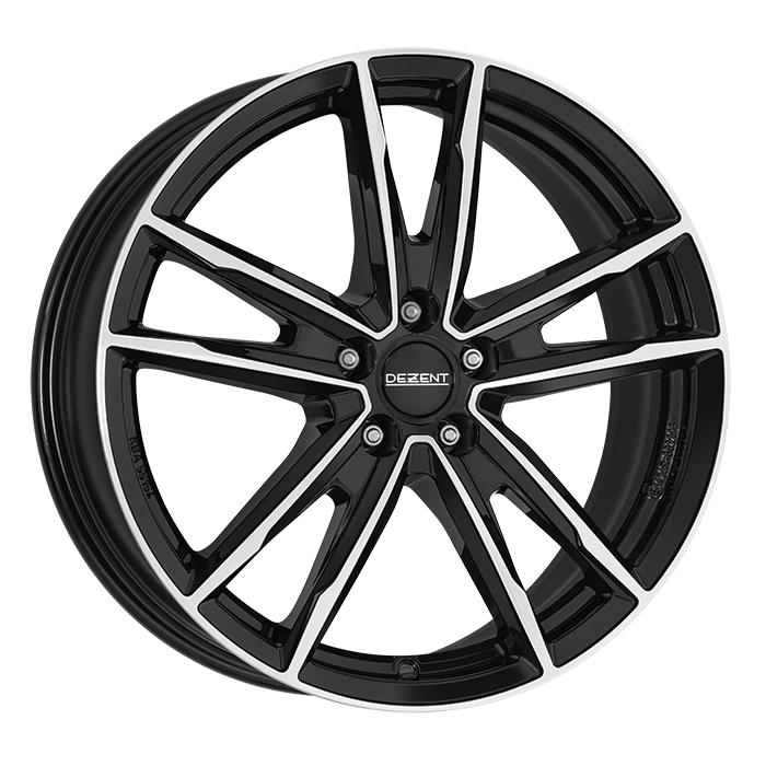 KF dark Black/polished 6,5x17 5x114.3 ET32 CB66.1 60° 725 kg TKF90BP32E