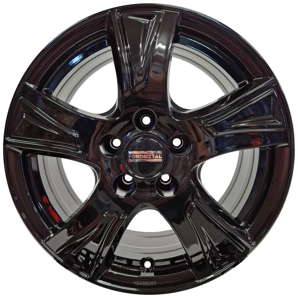 PRO1 Glossy Black 7x17 5x114.3 ET45 CB66,1 60° 1000 kg RF19463