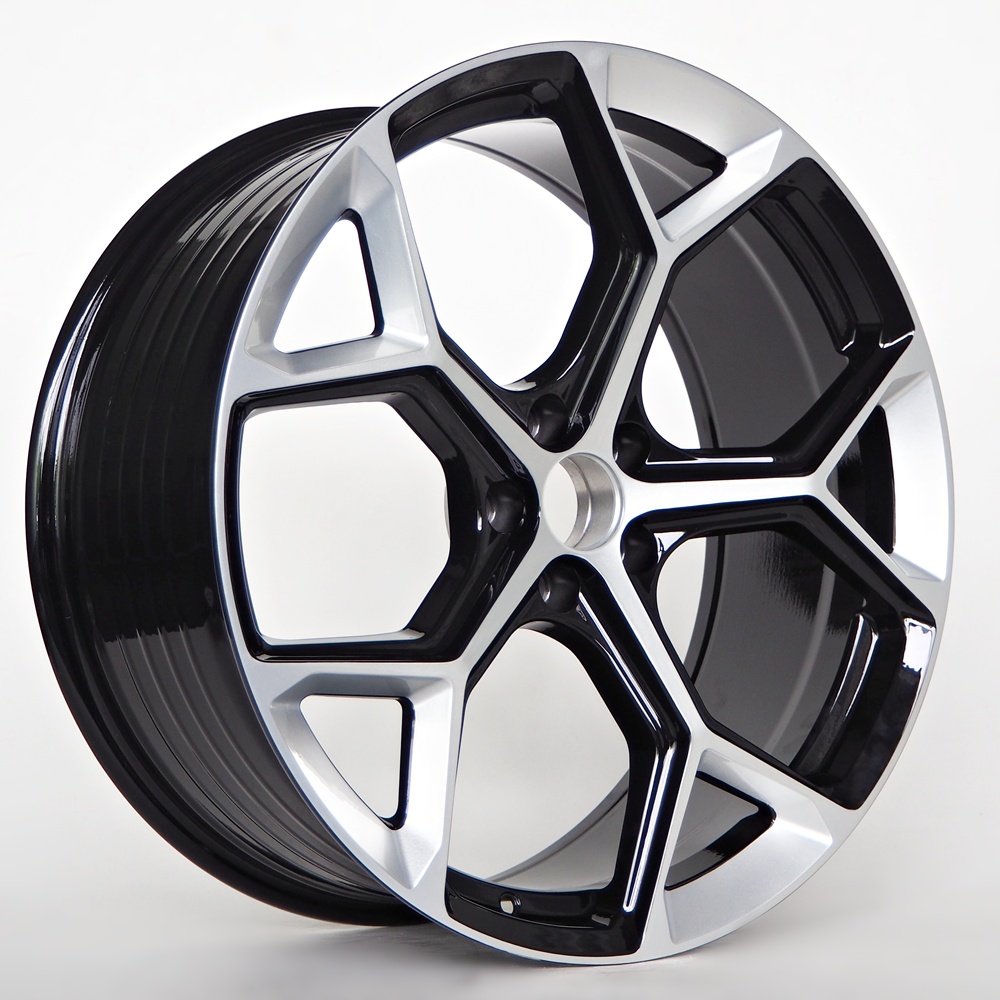 Dante 9,5X22 5X112 ET28 66,5 Black + Silver Paint