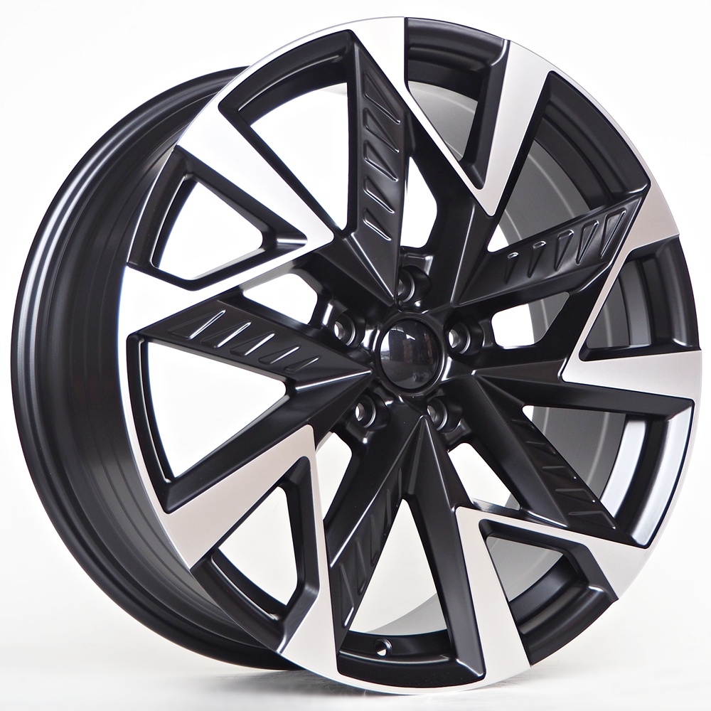 Inid 8X19 5X112 ET45 57,1 MATT BLACK +  MACHINE FACE